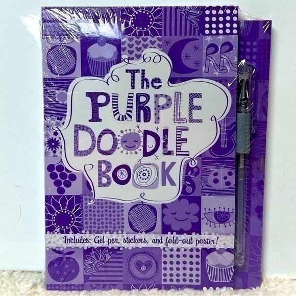 RP Kids Purple Doodle Book - Picture 1 of 5